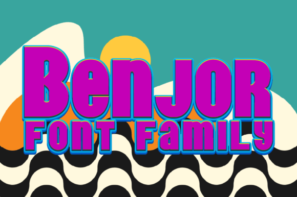 Benjor Family: A Bold Display Font for Memorable Branding