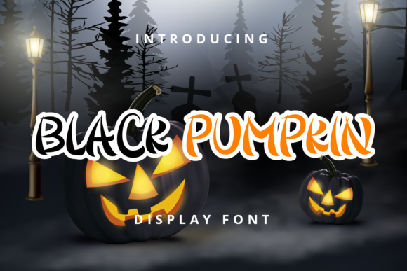 Black Pumpkin Font for Business Branding and Design