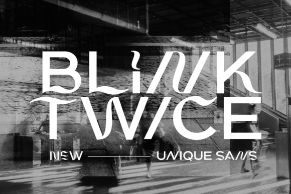 Blink Twice Display Font for Bold, Modern Design Projects