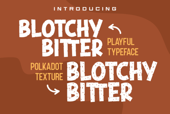 Blotchy Bitter Font Review: A Bold Display Typeface for Creative Makers