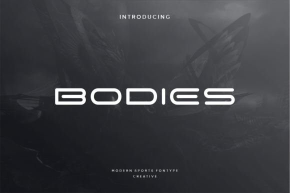 Bodies Display Font for Modern Editorial Design