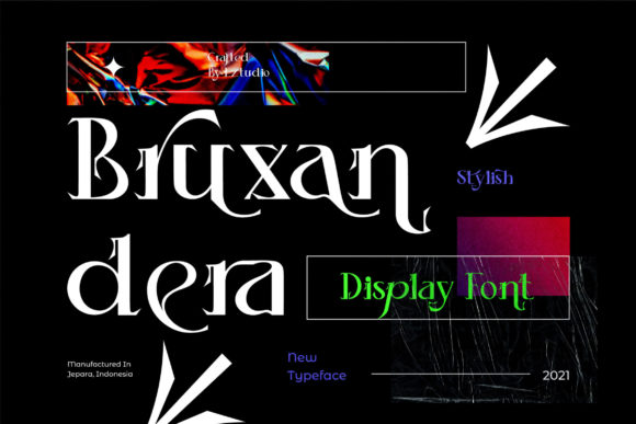 Bruxandera: A Display Font That Elevates Creative Branding