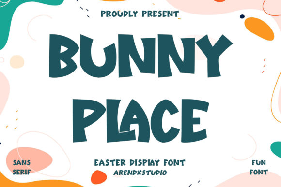 Bunny Place Font for Kids-Friendly Branding and Display Design