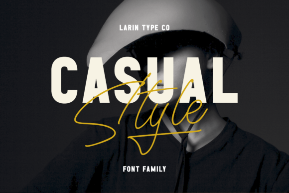 Casual Style Font for Eye-Catching Display and Script Typography