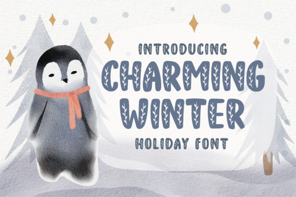Charming Winter Font for Web Design Projects