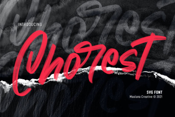 Chorest Font Review for Brand Design Projects