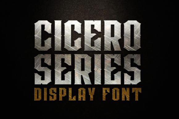 Cicero Display Font for Polished Branding and Creative Projects