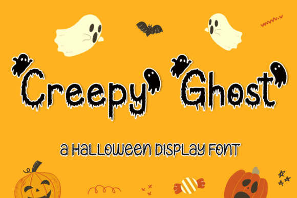 Creepy Ghost Font for Spooky Branding and Display Design