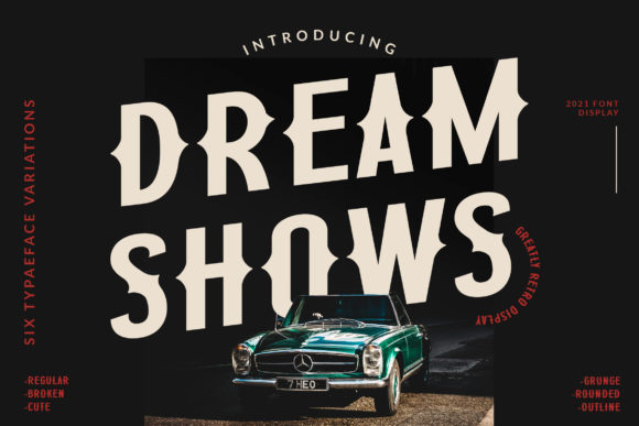 Dream Shows Font Review for Creative Branding Projects