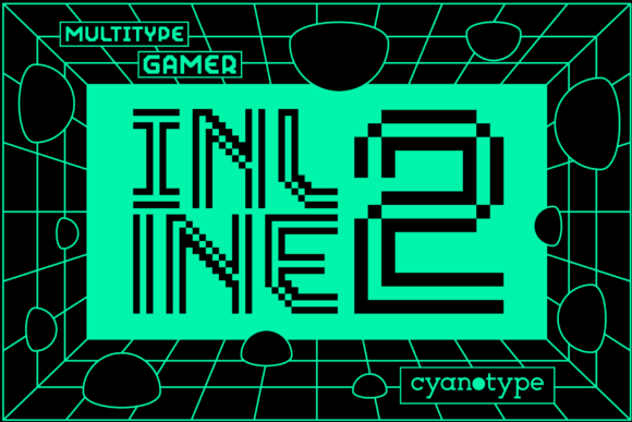 Gamer Inline 2: A Bold Pixel Font for Modern Designers
