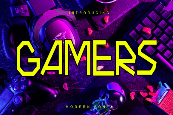 Gamers Font: A Bold Display Typeface for Craft Creators