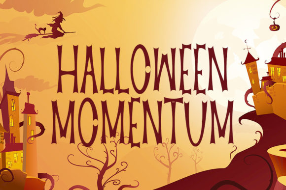 Halloween Momentum Font for Bold Branding Projects