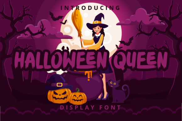 Halloween Queen Font for Bold Branding and Spooky Style