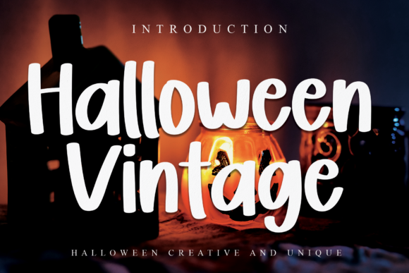 Halloween Vintage Font Elevates Branding with Timeless Style