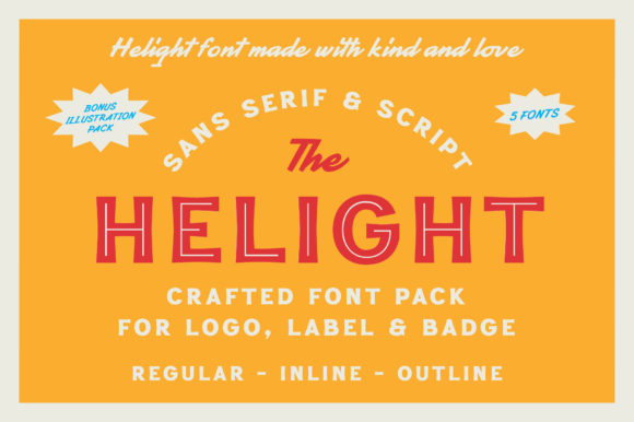 Helight Font for Polished Brand Design