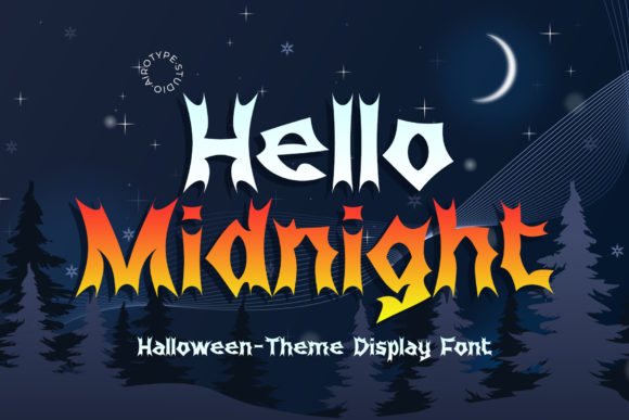 Hello Midnight Font for Spooky and Stylish Web Design
