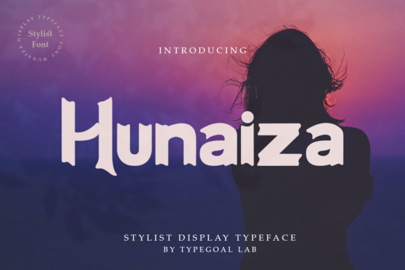 Hunaiza Display Font for Creative Crafting Projects