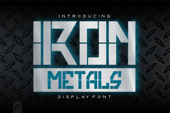 Iron Metals Font for Modern Branding Projects
