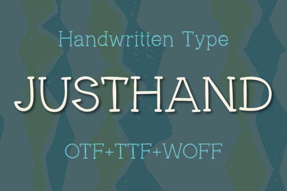 Justhand Font: A Modern Display Typeface for Editorial Design