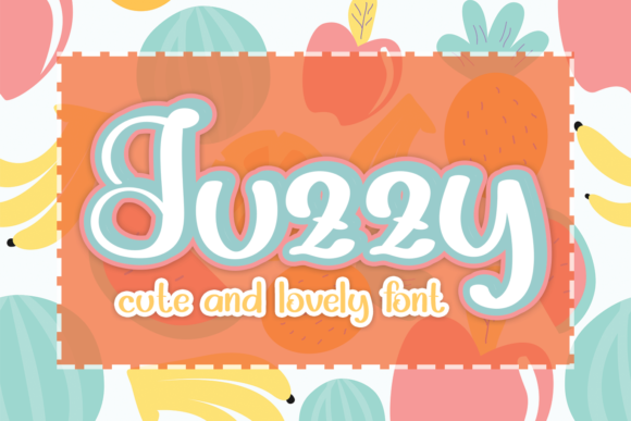 Juzzy Display Font in Campaign Design