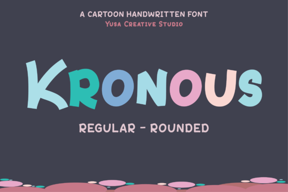 Kronous Font Review: A Bold Display Typeface for Playful Branding