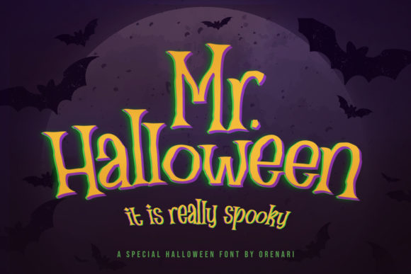 Mr Halloween Display Font Review and Free Download