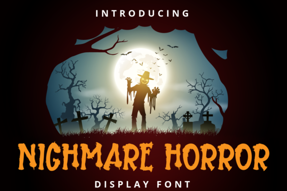 Nightmare Horror Font for Creepy and Creative Designs