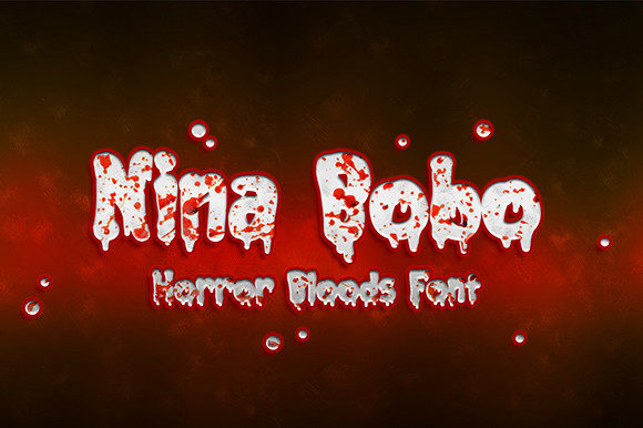 Nina Bobo Font for Halloween Marketing and October Branding