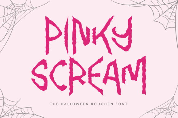Pinky Scream Font: A Spooky Display Typeface for Creative Projects