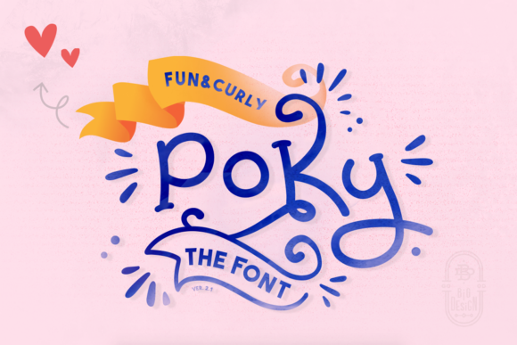 Poky Display Font for Small Business Branding