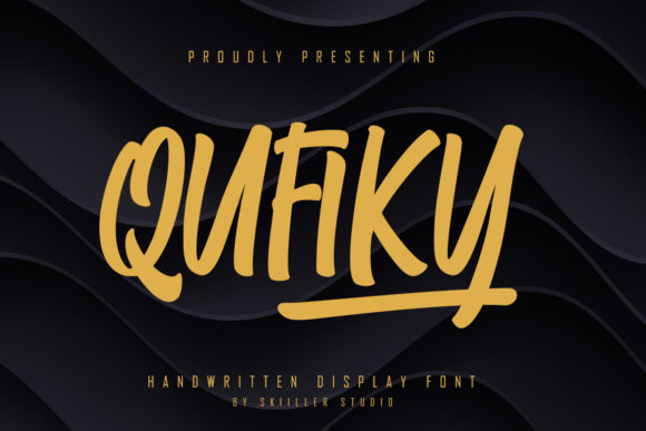 Qufiky Font: A Display Typeface for Bold Branding Projects