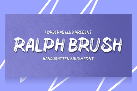 Ralph Brush Font for Creative Campaigns