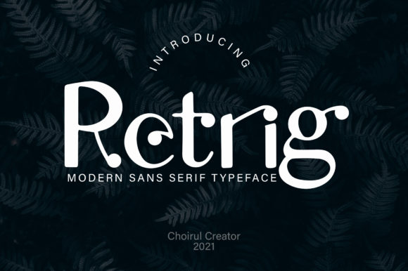 Retrig Font for Bold, Trendy Design Projects
