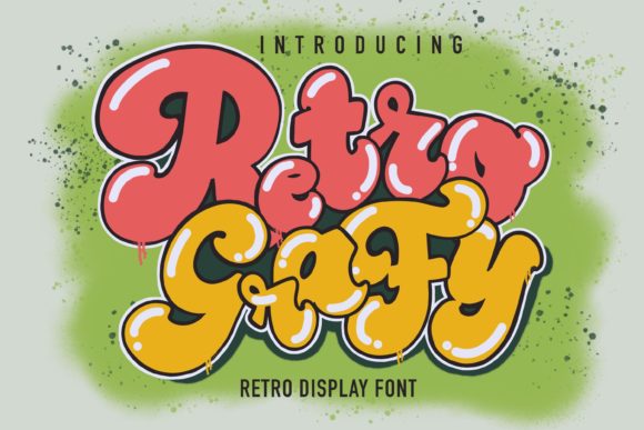 Retro Grafy Display Font for Playful Branding and Creative Projects
