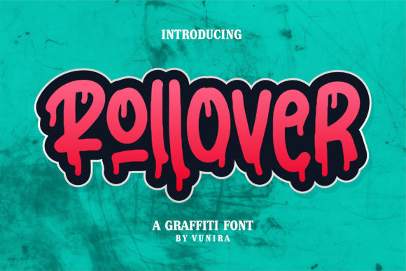 Rollower Display Font for Editorial Creativity
