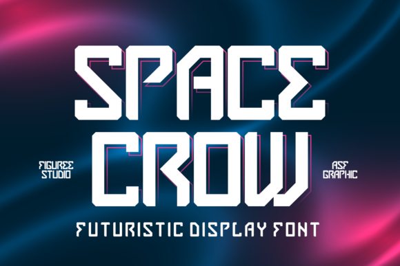 Space Crow Font: A Dynamic Typeface for Creative Makers