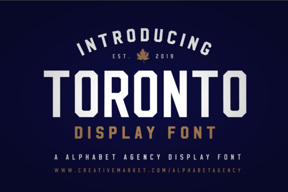 Toronto Font for Editorial Design