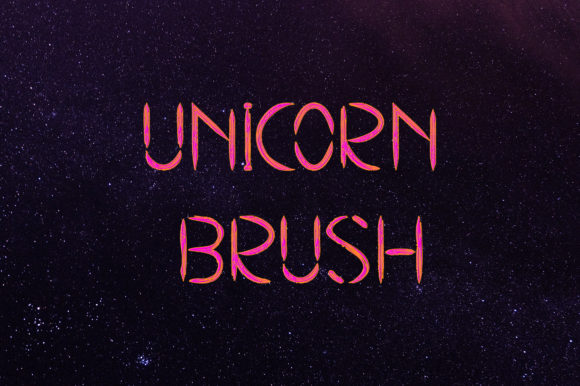 Unicorn Brush Font for Eye-Catching Campaign Design